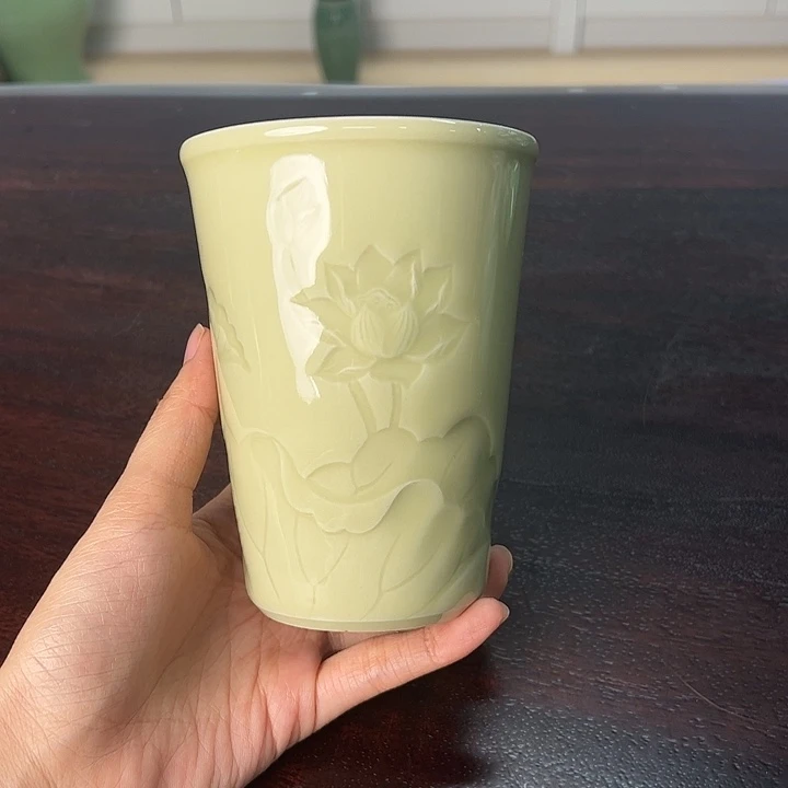 龙泉云间青瓷小米茶器