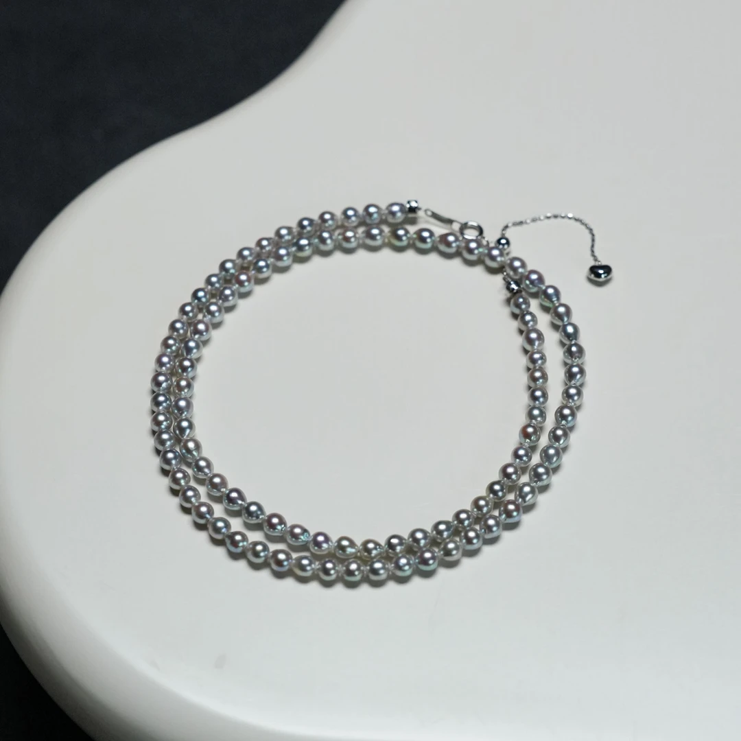 海水珍珠项链-18K金-约卡3.5mm-ZXM47-JM|BZZ4