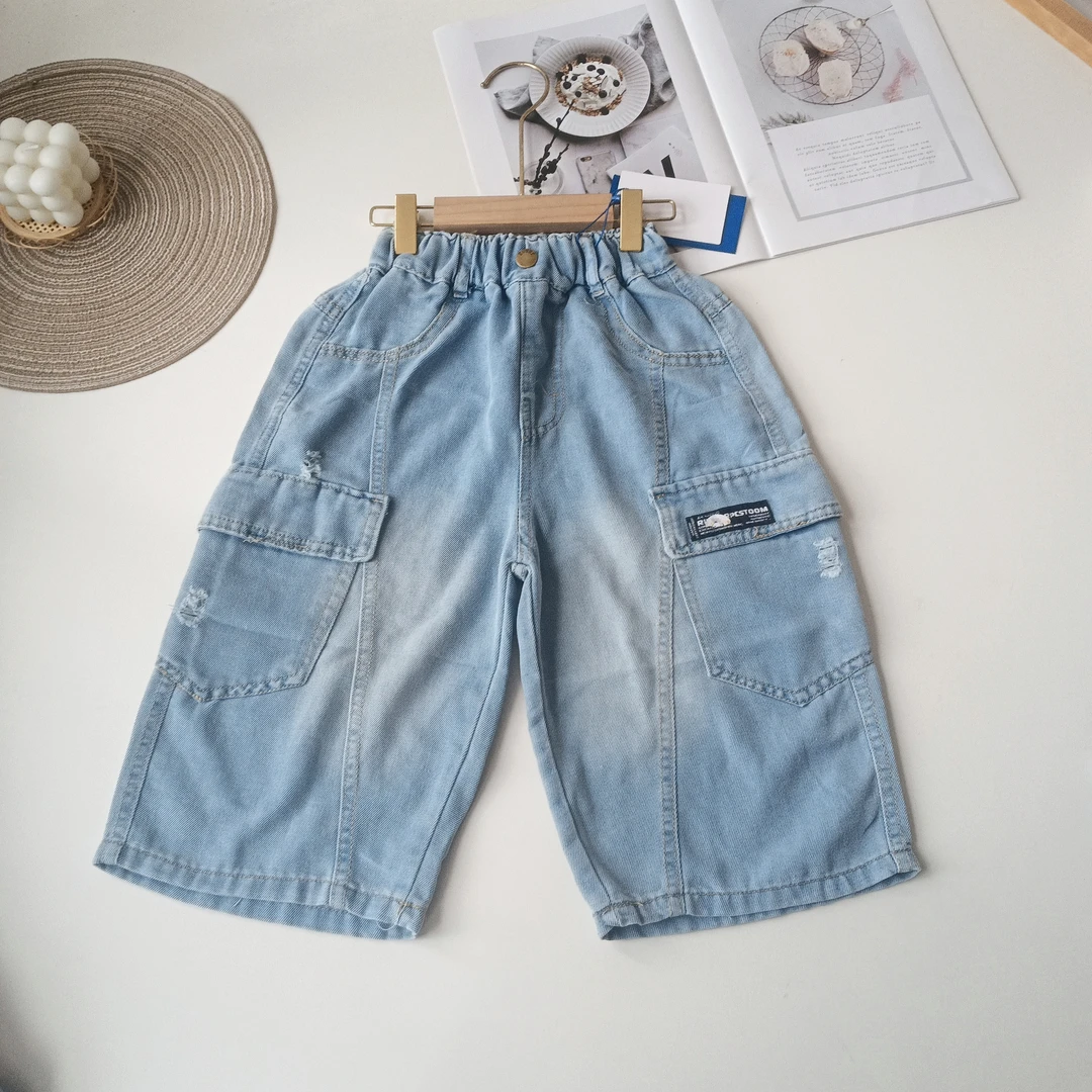 K139果果儿童夏季牛仔中裤908