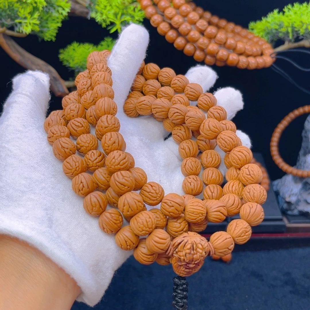 口***舍桃核吊坠野生桃核