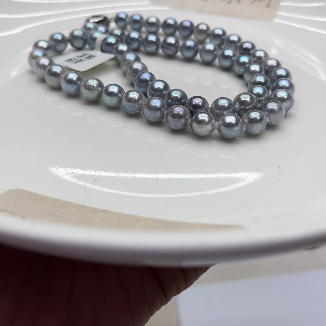 海水珍珠颈饰银S925镶嵌