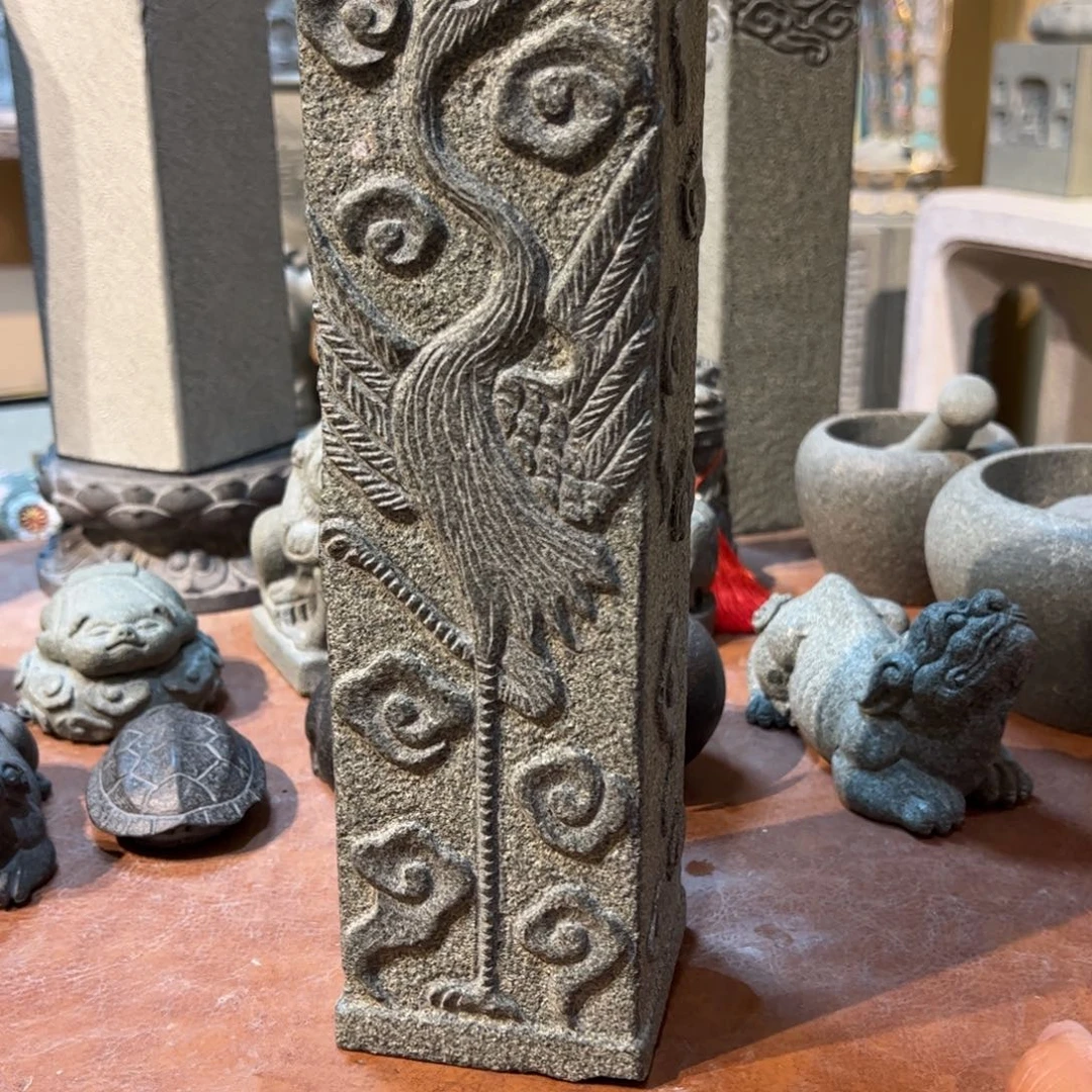 合***斋石材一物一拍有磕碰的