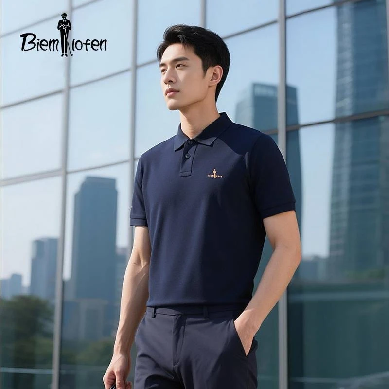 【高质抗菌亲肤呼吸棉】比音勒芬25新款短袖凉感金标棉质经典POLO衫