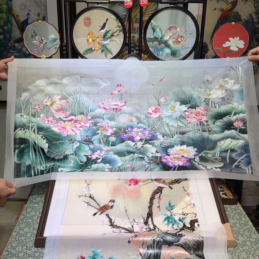 刺绣手工苏绣工艺制作技艺精湛