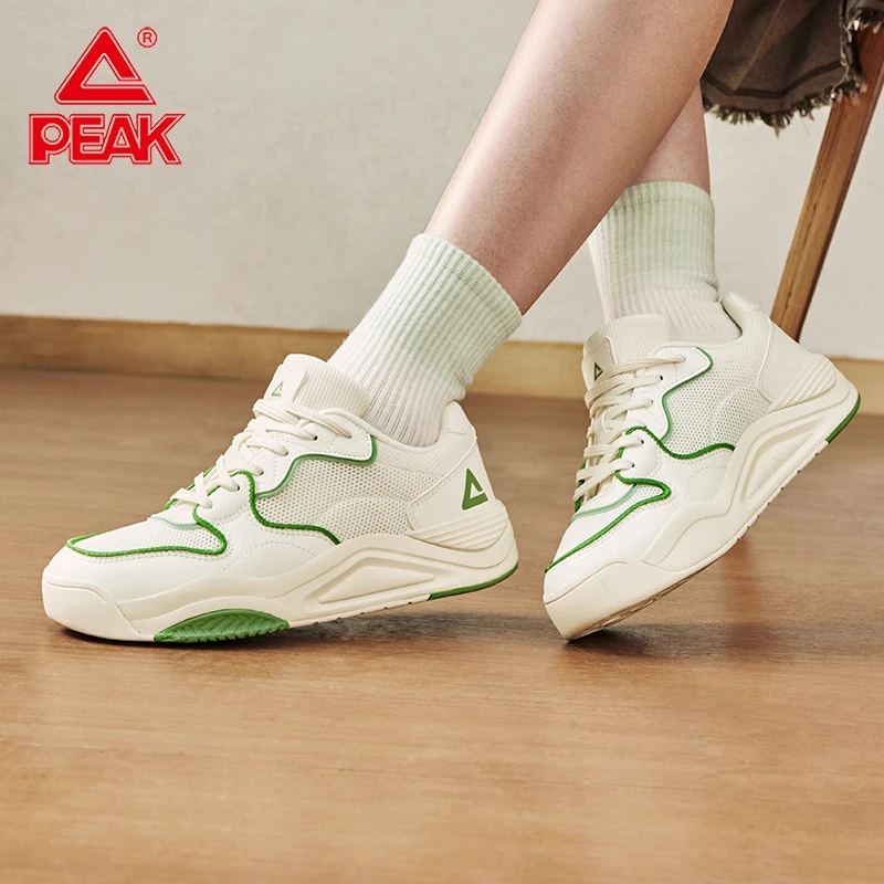 匹克态极漫行板鞋女秋季新款情侣休闲鞋子网面透气厚底运动鞋男鞋