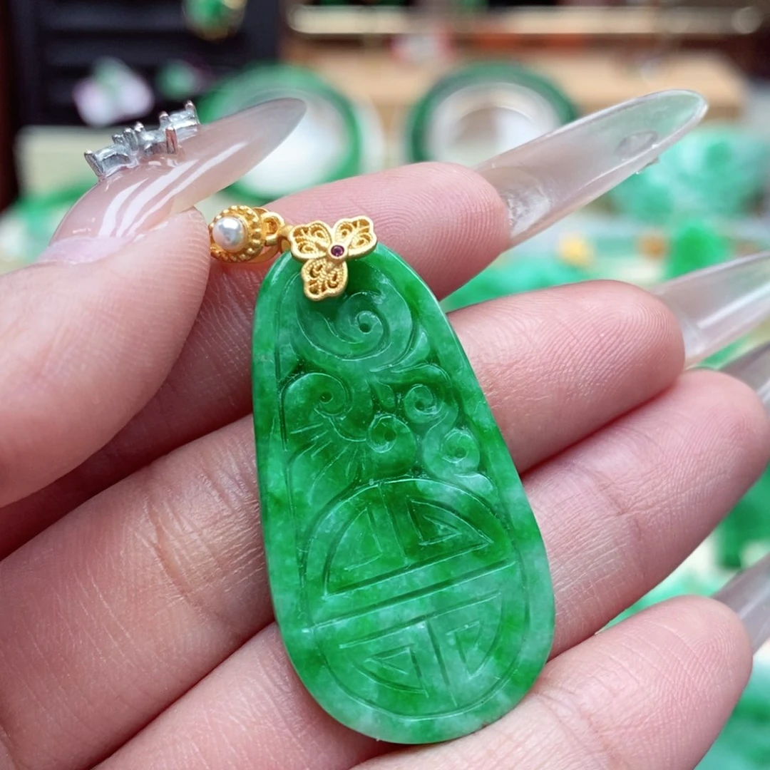 颈饰未镶嵌翡翠翡翠吊坠