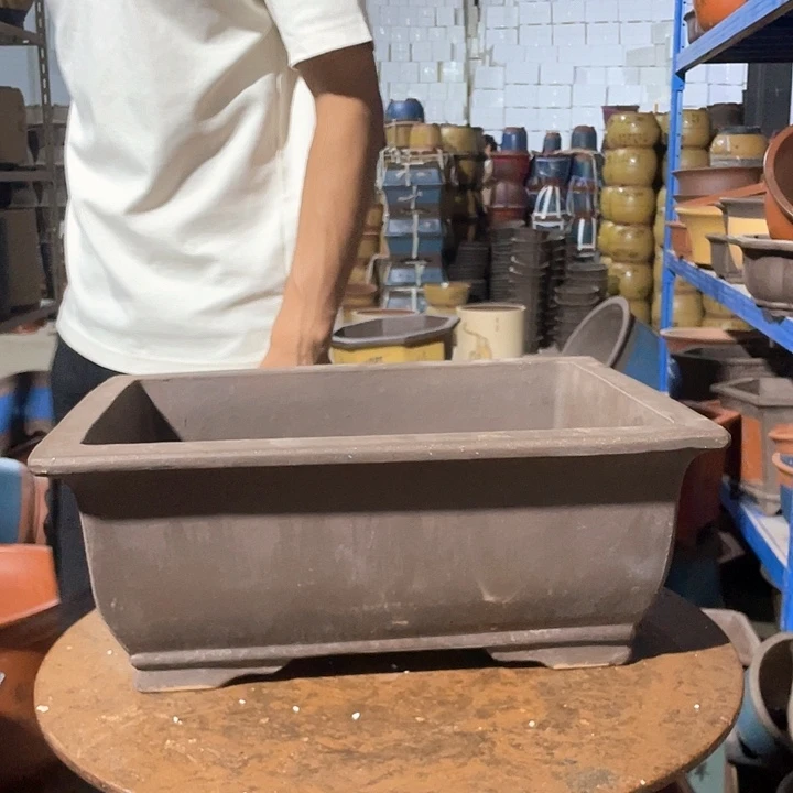 40素面马槽花盆花盆