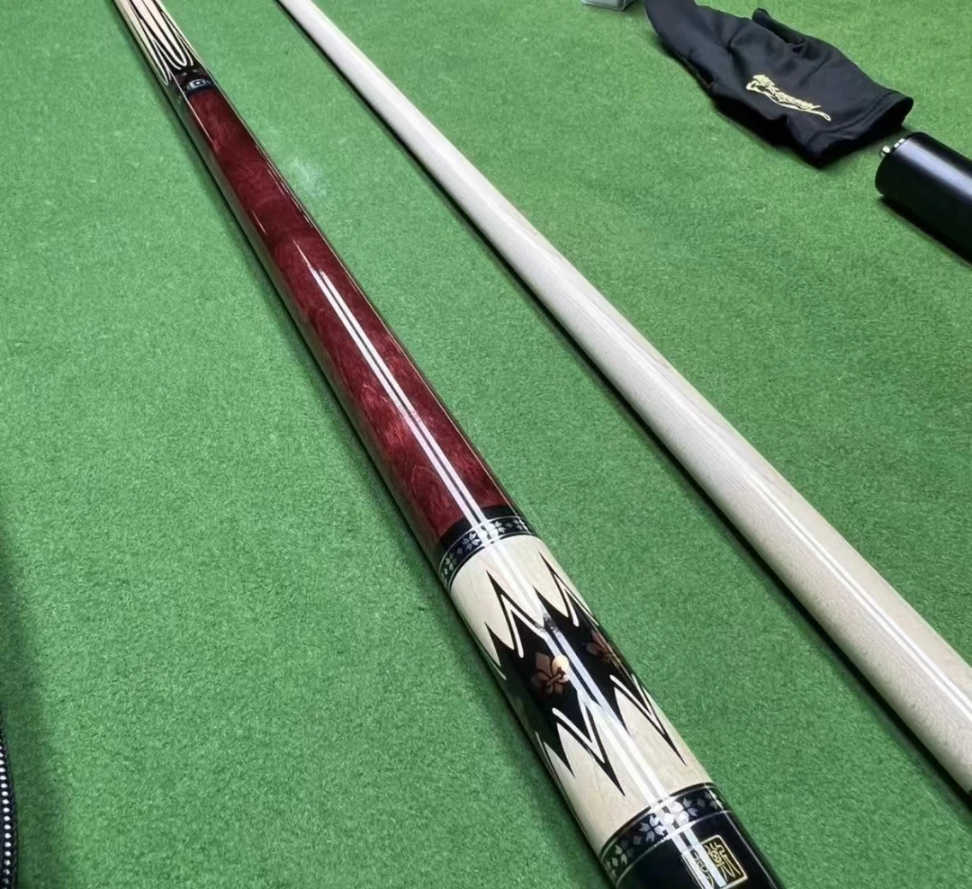 帝h星精美设计大头杆中式八球九球台球杆击球手感好