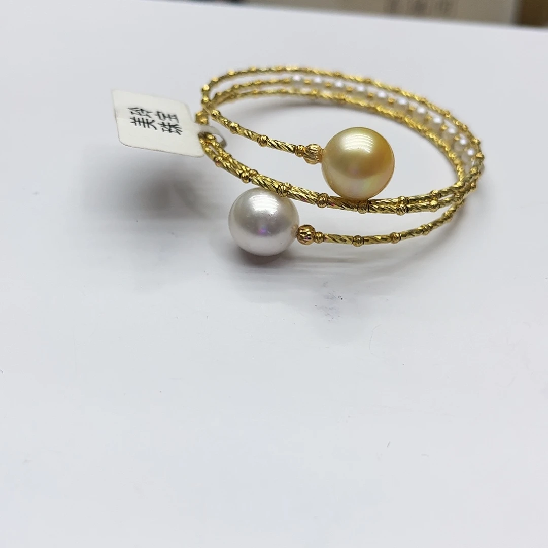 手绳海水珍珠银S925镶嵌