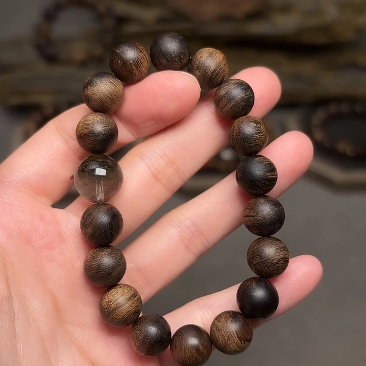 手串沉香越南芽庄紫棋帝王瘤疤1.0配饰