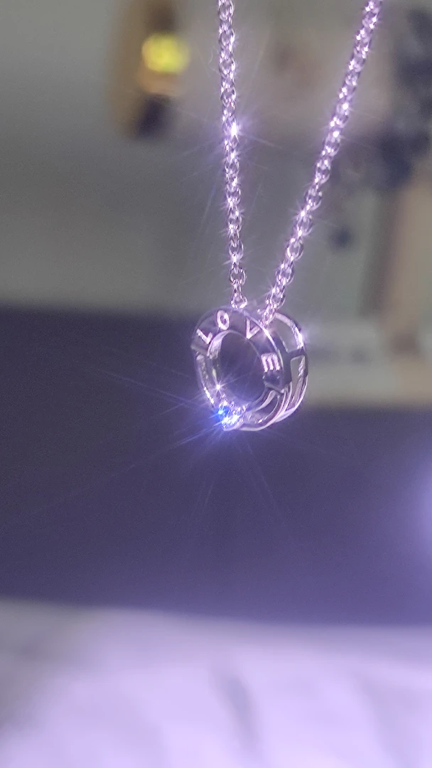 坠链均925银锆石 轻奢银项链，通体925银项链让你美出高级感