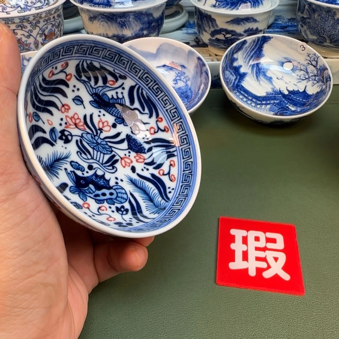 纯手工纯手绘茶具石头5