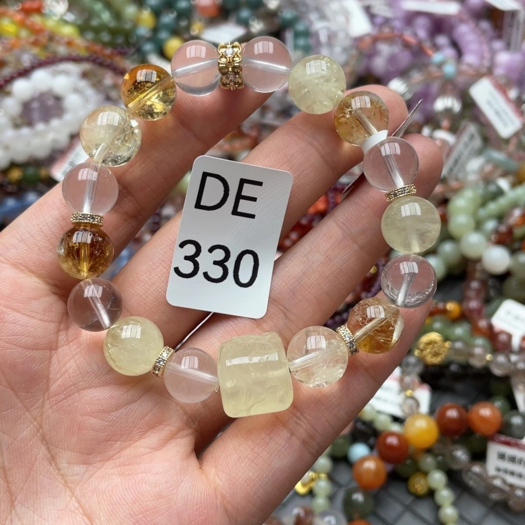 水晶手链未镶嵌多样性