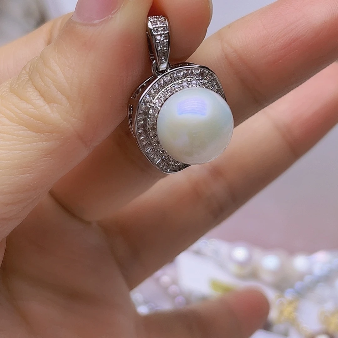 淡水珍珠未镶嵌吊坠或者耳钉