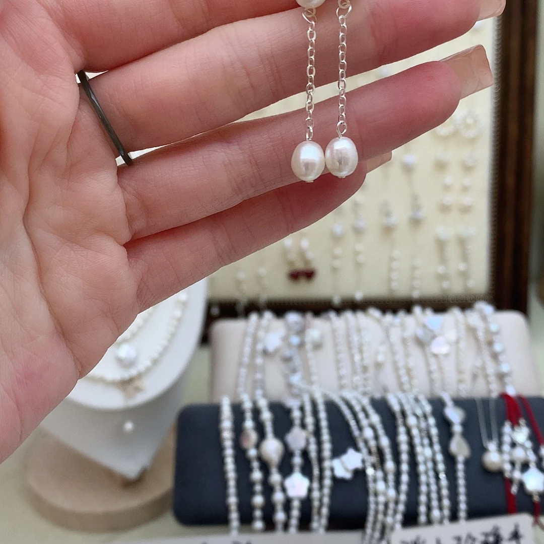 耳饰未镶嵌淡水珍珠