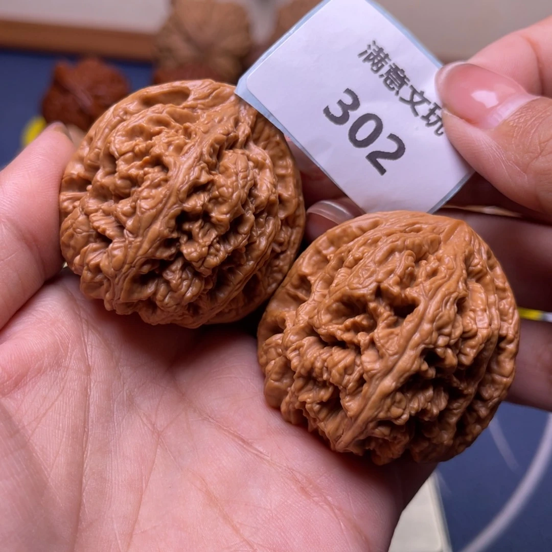吊坠文玩核桃43原桩粗筋302