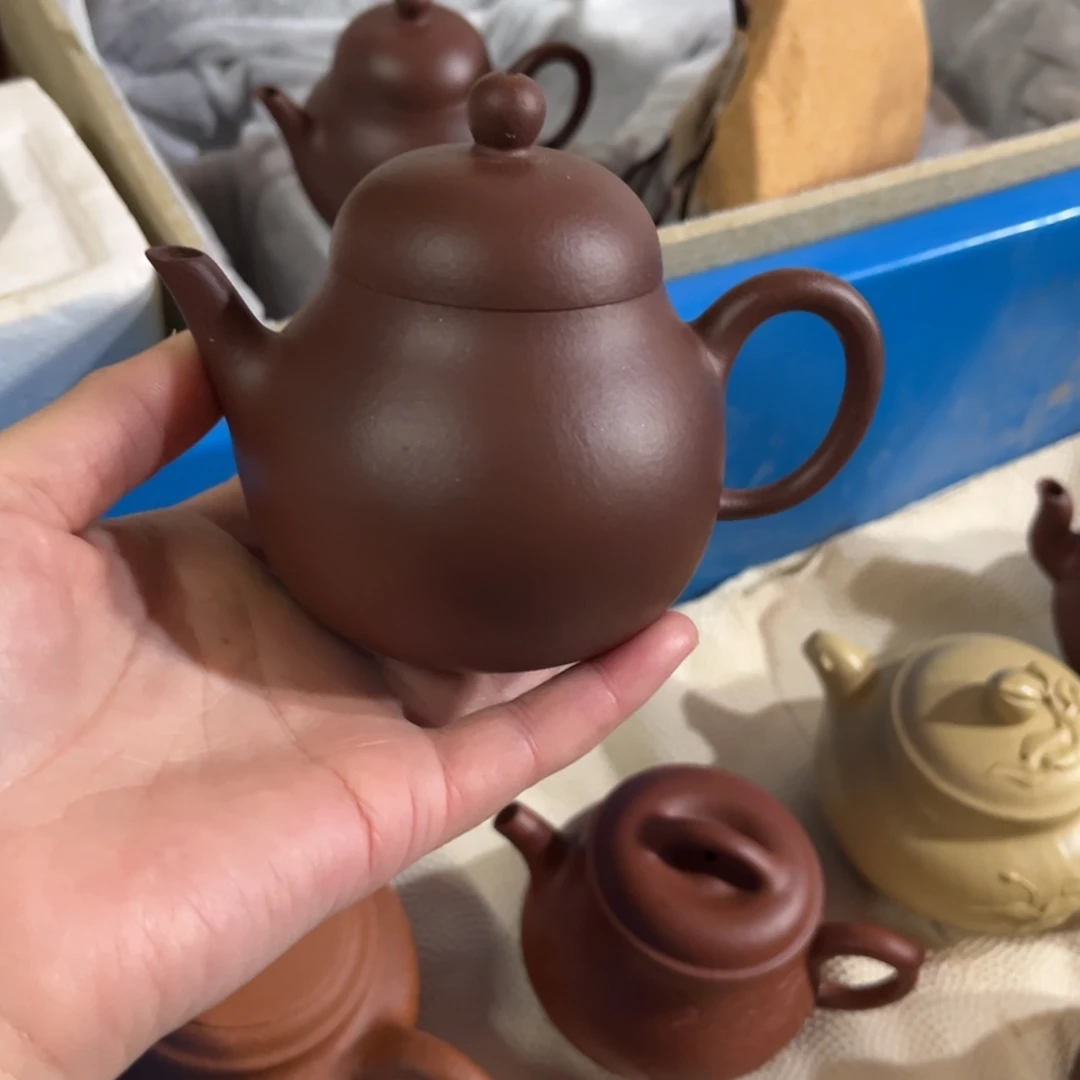 茶壶紫砂原矿紫泥180毫升