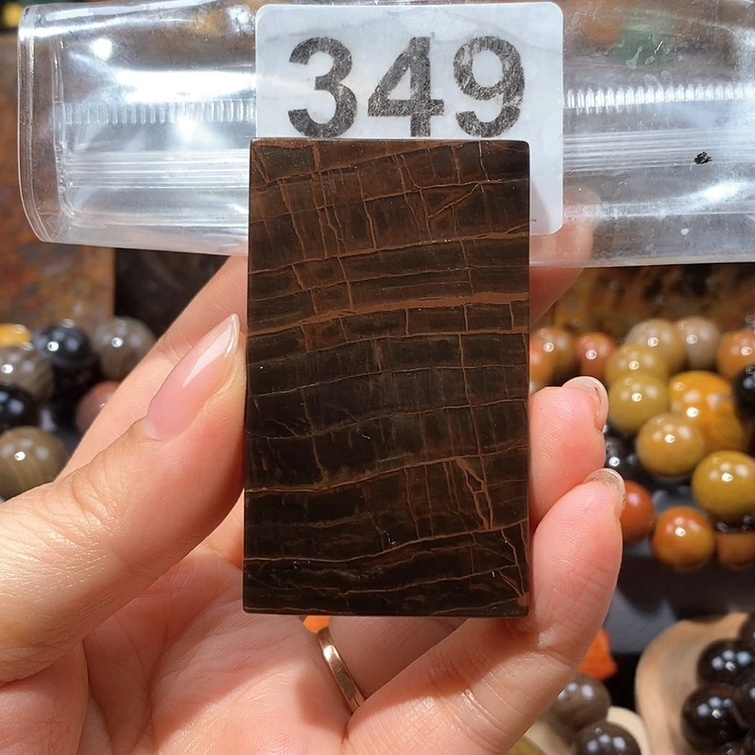 硅化玉天然北票树化玉方牌未镶嵌