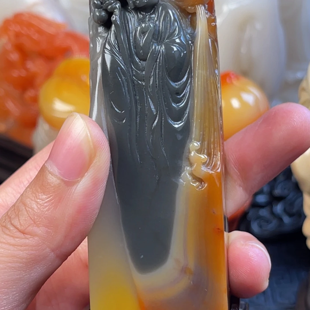 兔***子寿山石寿山石雕刻