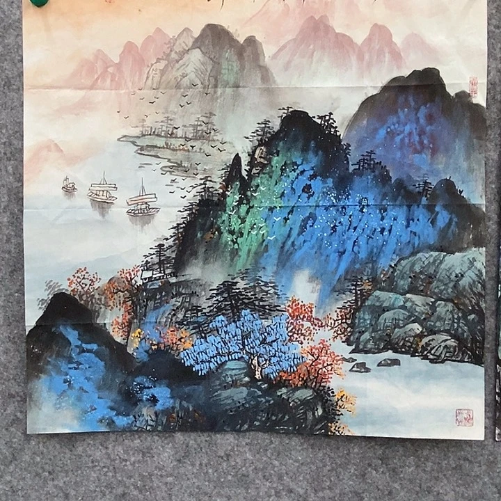 国画刘国华手绘作品111