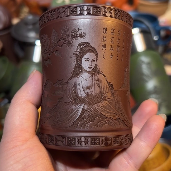 茶杯紫砂宜兴紫砂主人杯