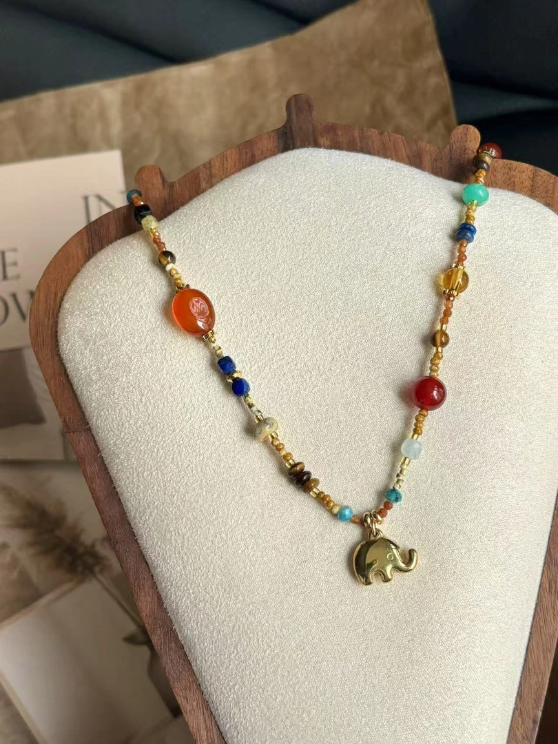 钛钢项链 中国风项链锁骨链气质百搭修身不撞款女款