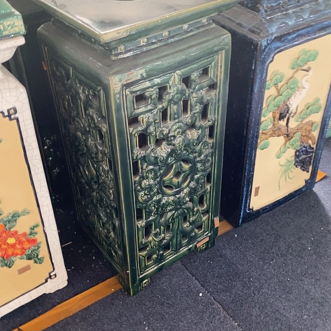 祥***红琉璃手工艺品石湾盆石湾盆石湾盆