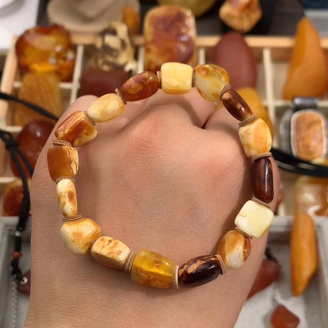 蜜蜡裸石未镶嵌你