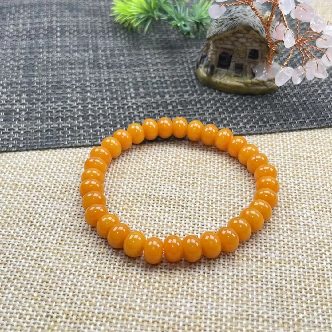 8mm典藏爆款轻奢风田算盘珠手链多样性发一件  HL-41号