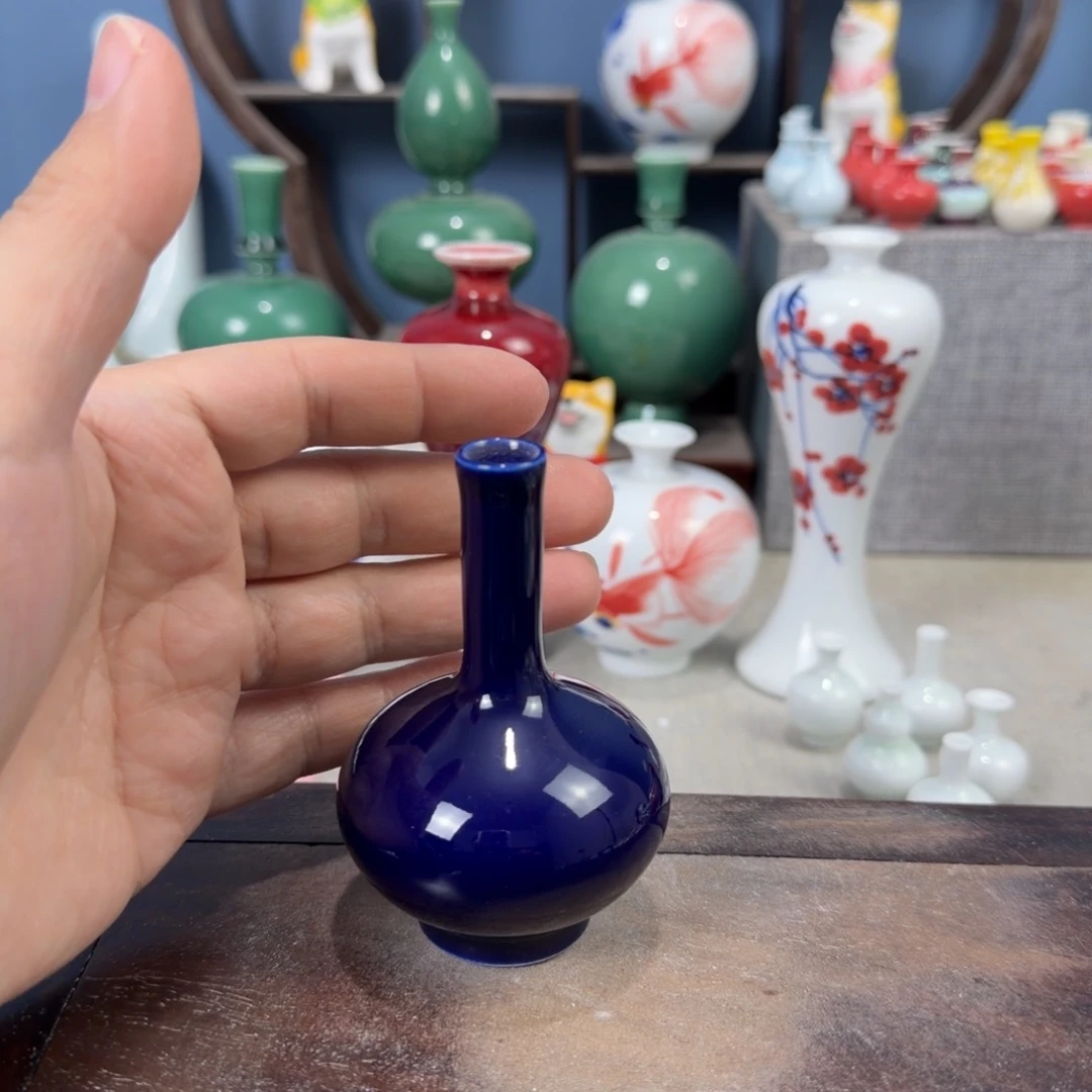 陶瓷手工小花器摆件