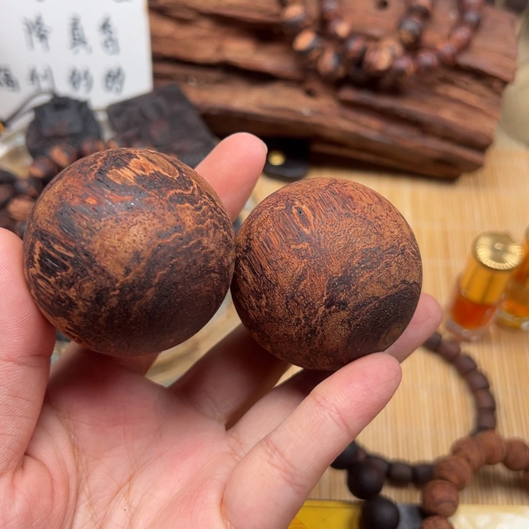 用***3降真香手串/手链4.5黄金甲手球