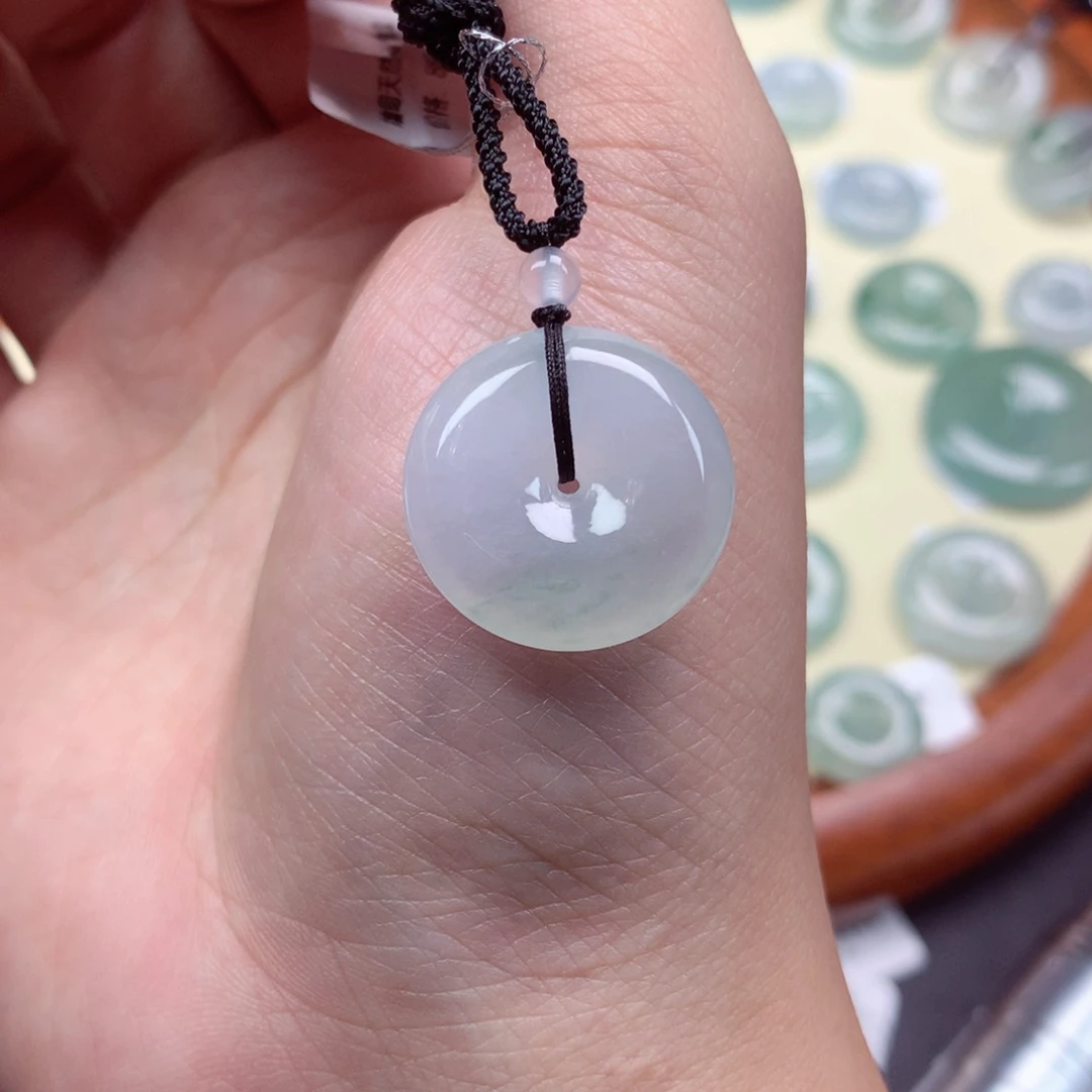 翡翠未镶嵌颈饰吊坠21.5/6.2mm