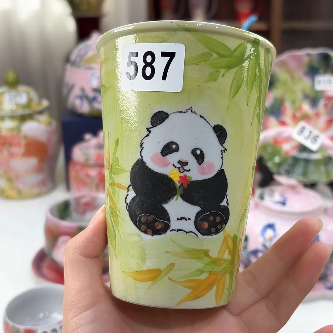 景德镇手绘高温釉下彩陶瓷茶具