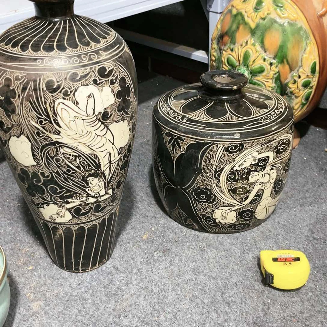 瓦当摆件摆件茶桌茶台华*
