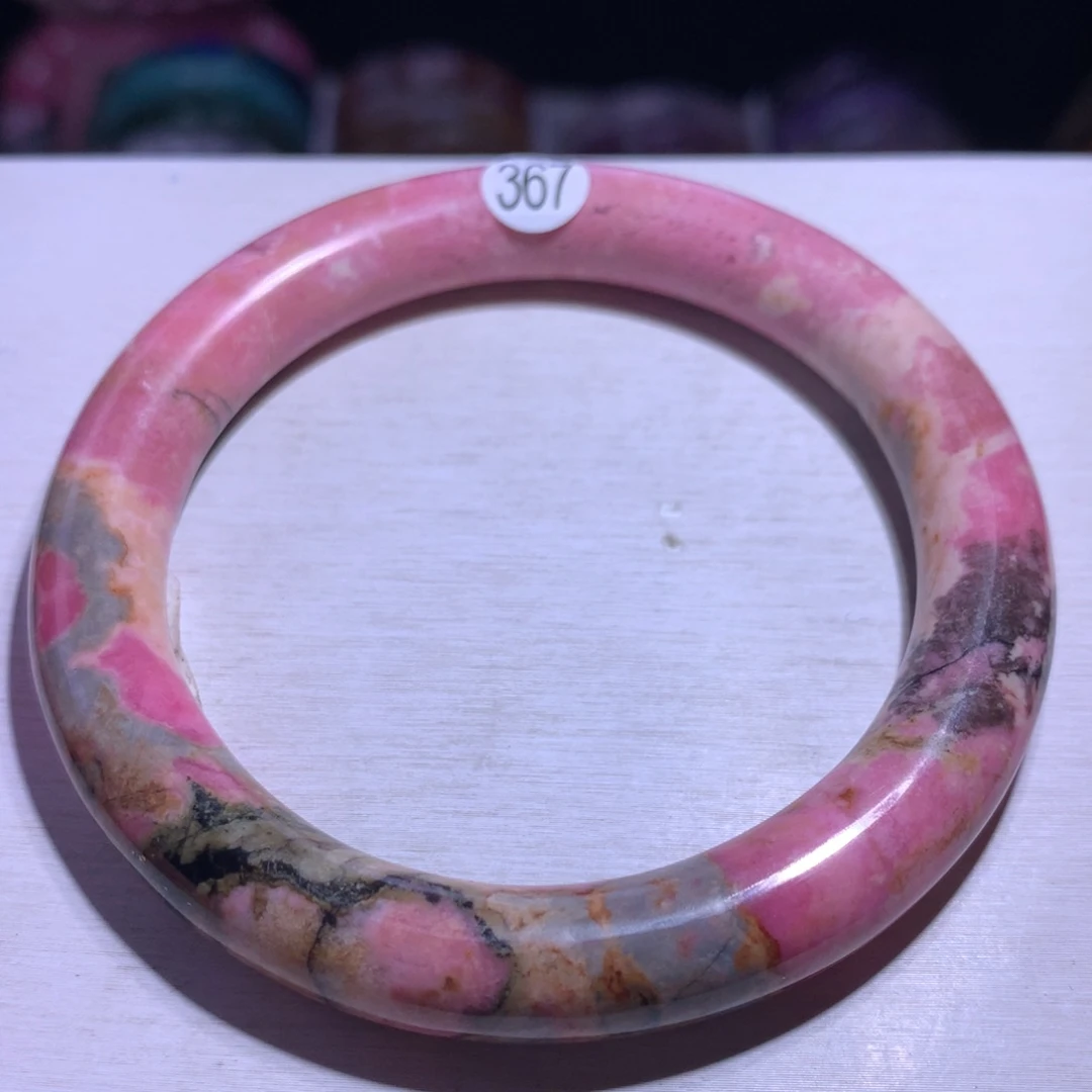 手镯水晶银S925镶嵌蔷薇62.1圈367