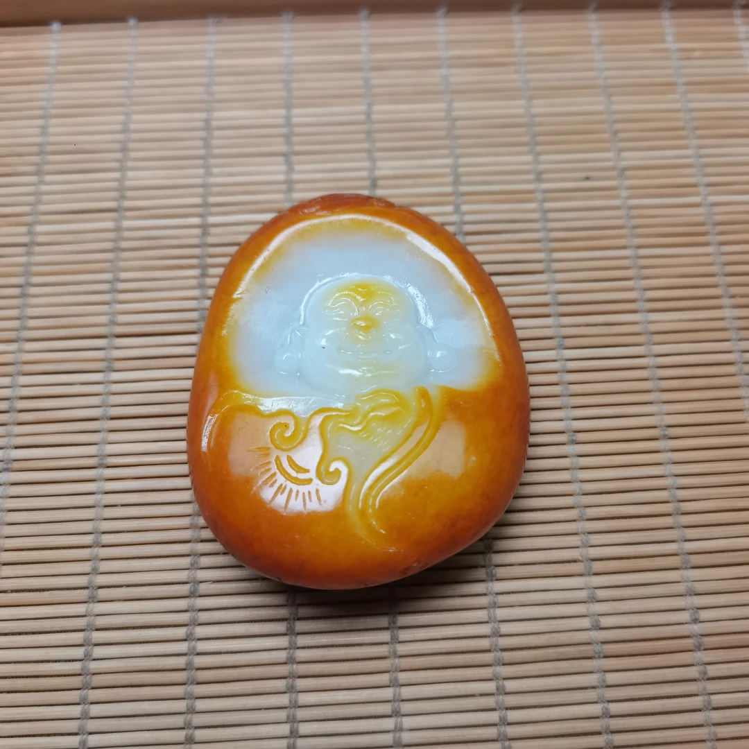 新疆和田玉弥勒佛112克