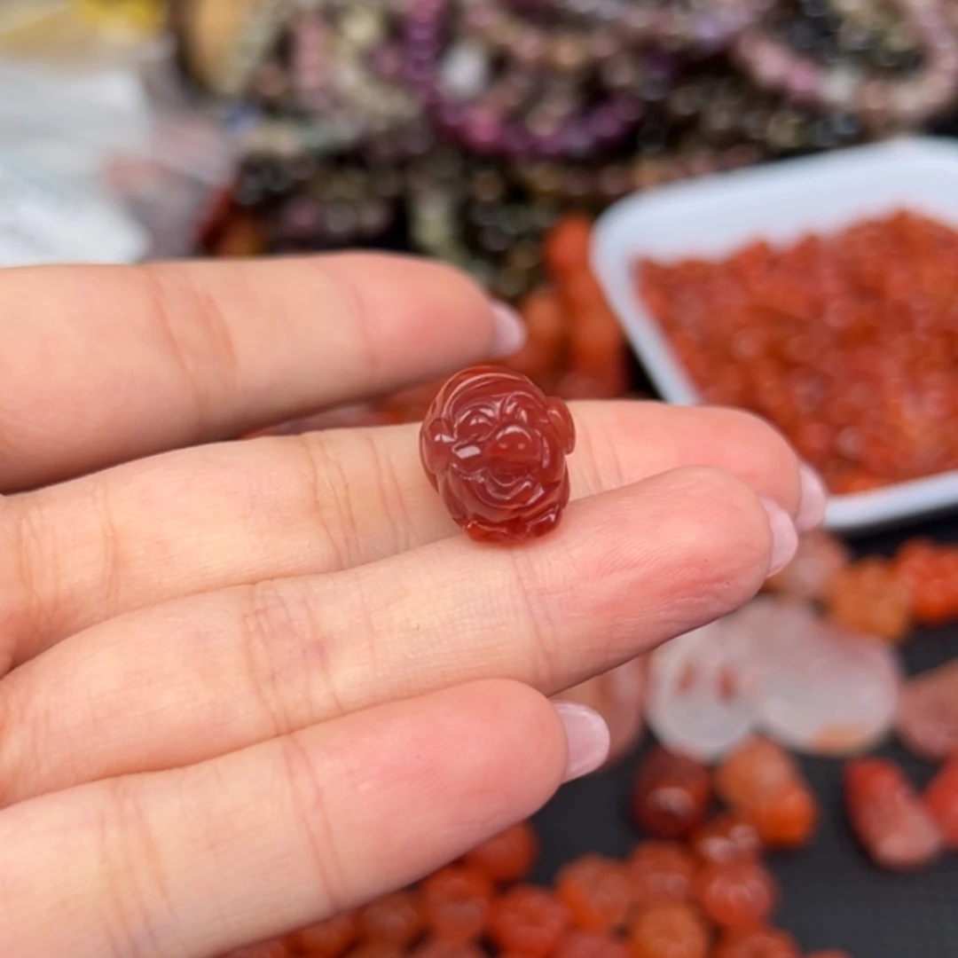 发***富南红玛瑙未镶嵌吊坠(不含链)