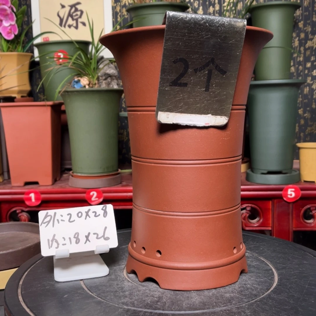 紫砂花盆紫砂花盆