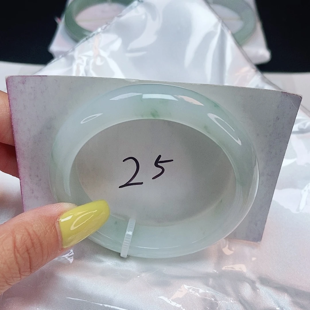 翡翠手镯未镶嵌 正圈53+