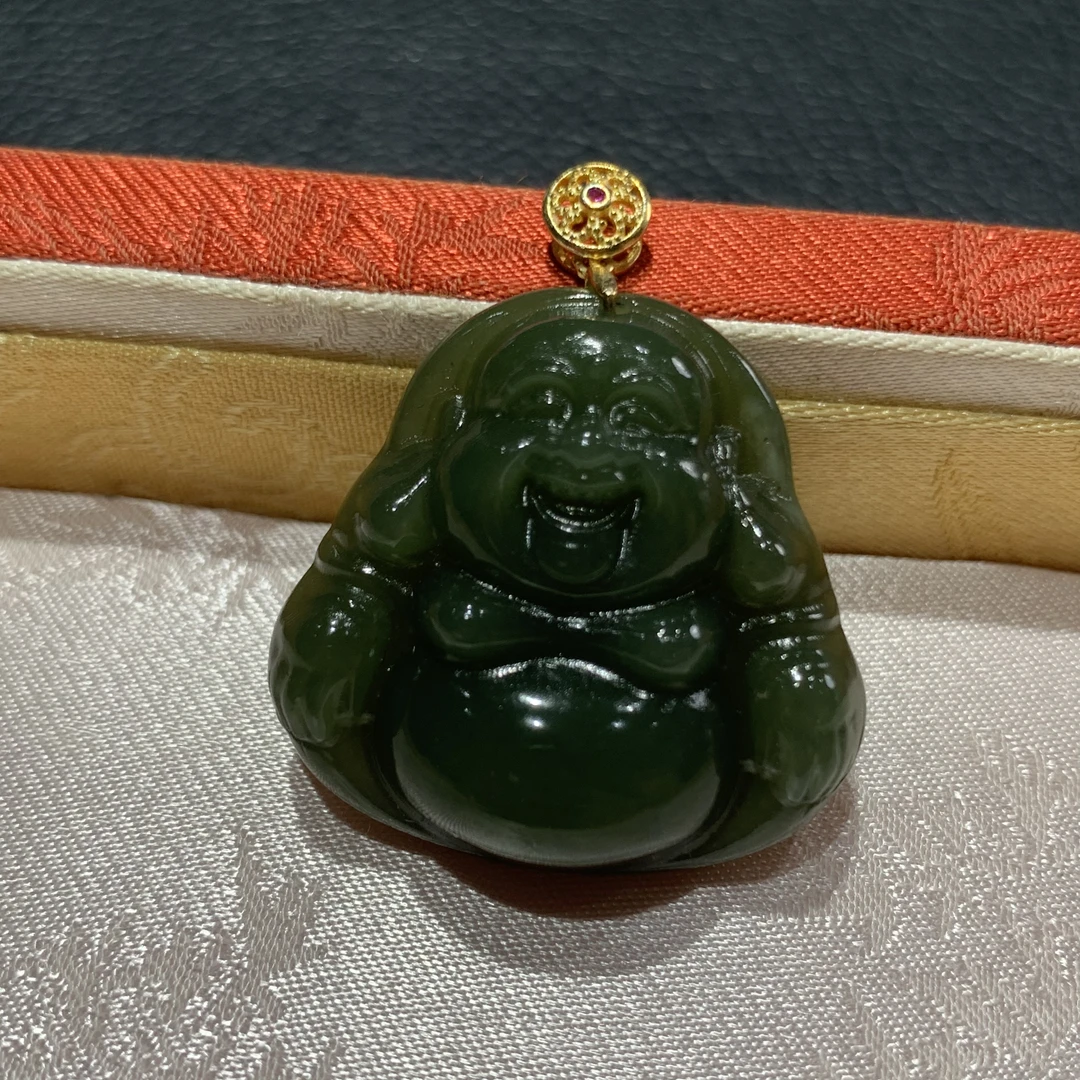 S925青黄口30佛公吊坠