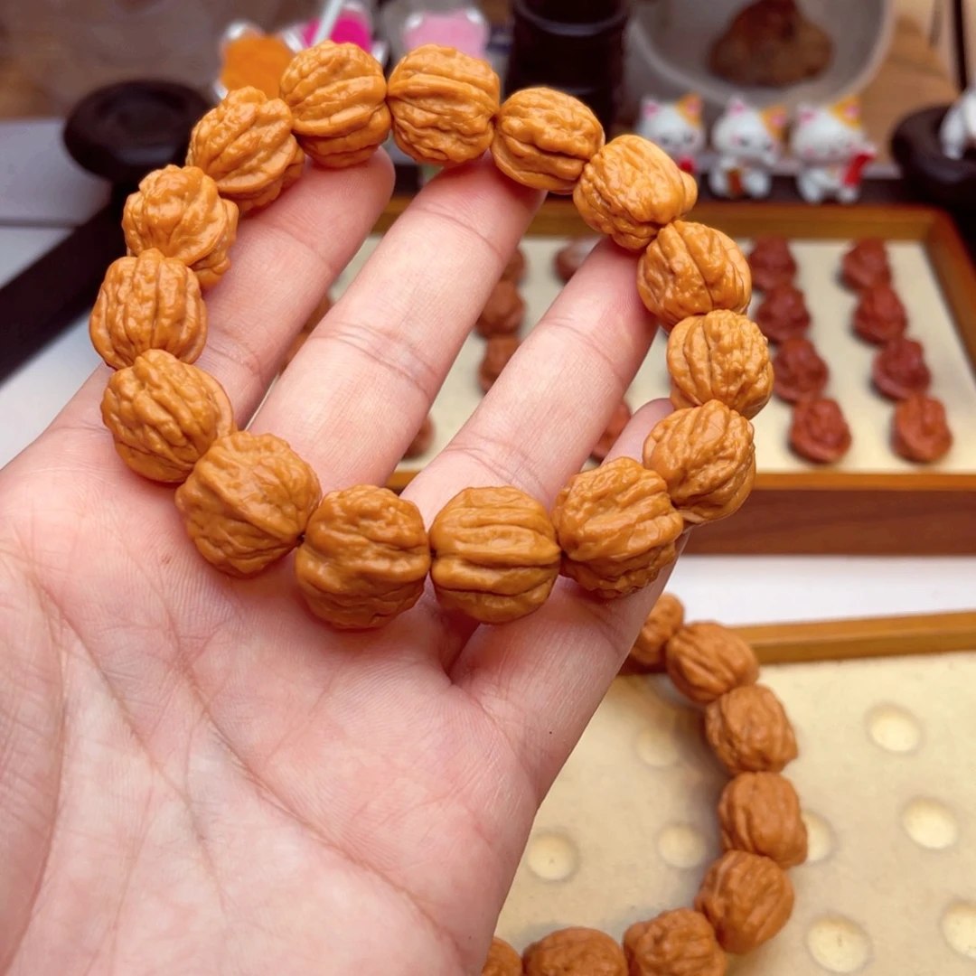 开***好文玩核桃手串蛤蟆头