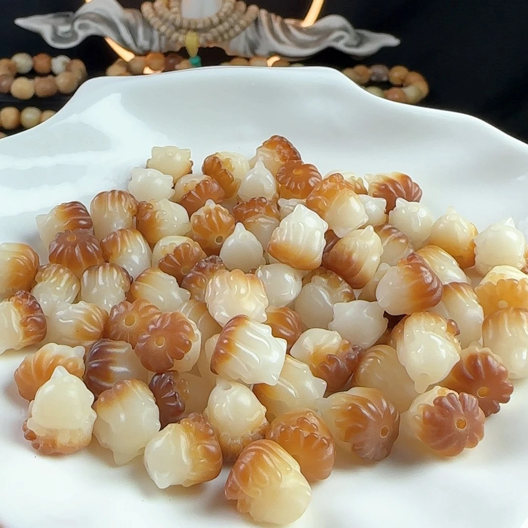 菩提根/象牙果手串卡12炭烧凤九20颗➕3颗