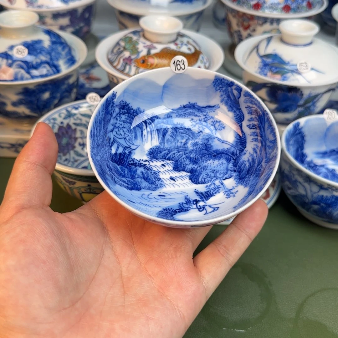 彦祖纯手工手绘茶具163
