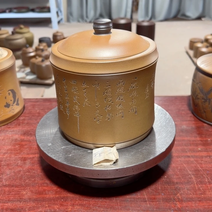 未***禄紫砂茶叶罐。。。。。。。。。