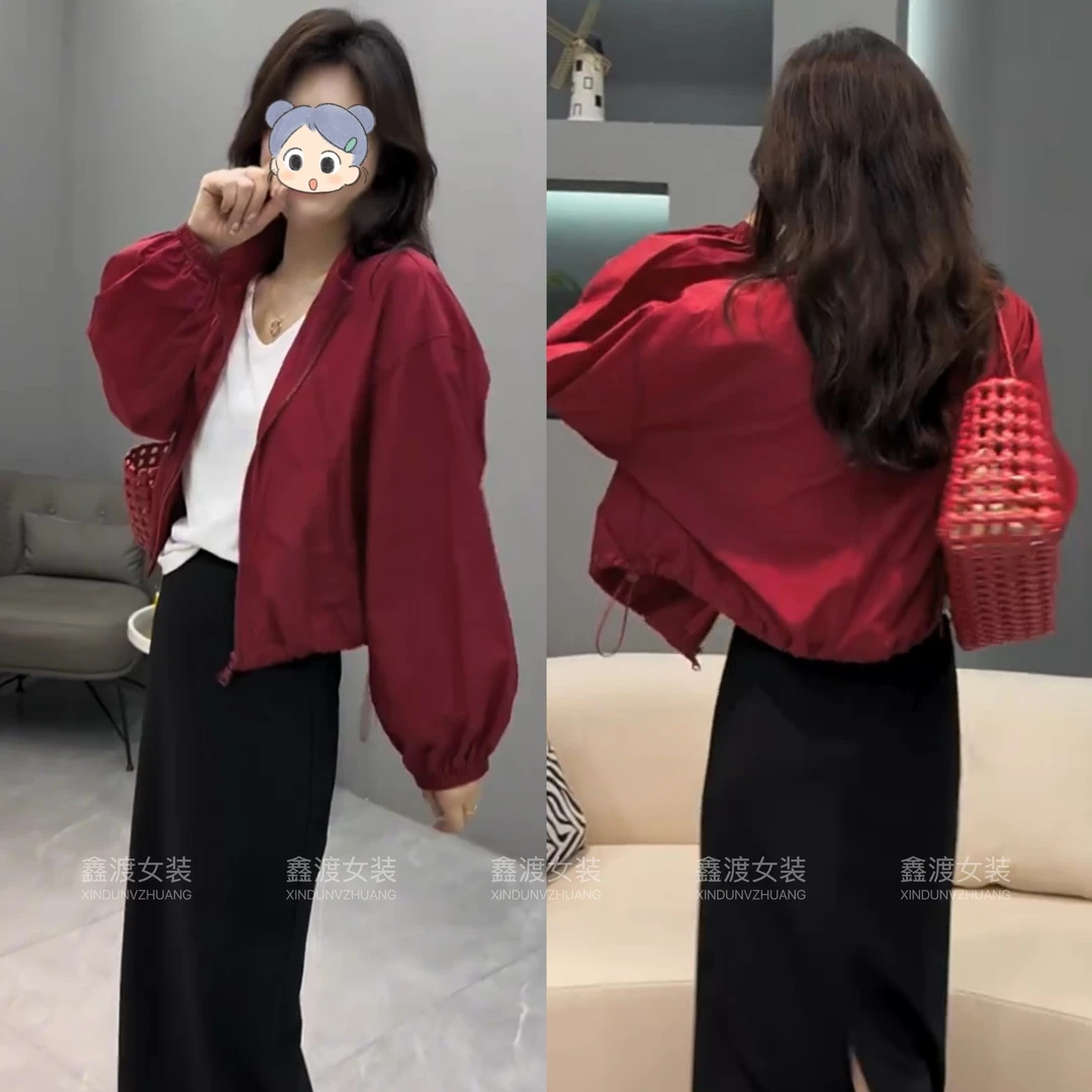 2025春夏新款时尚显瘦气质女士网红洋气两件套百搭款D5063