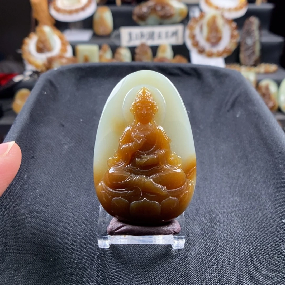 和田玉（糖玉）未镶嵌颈饰