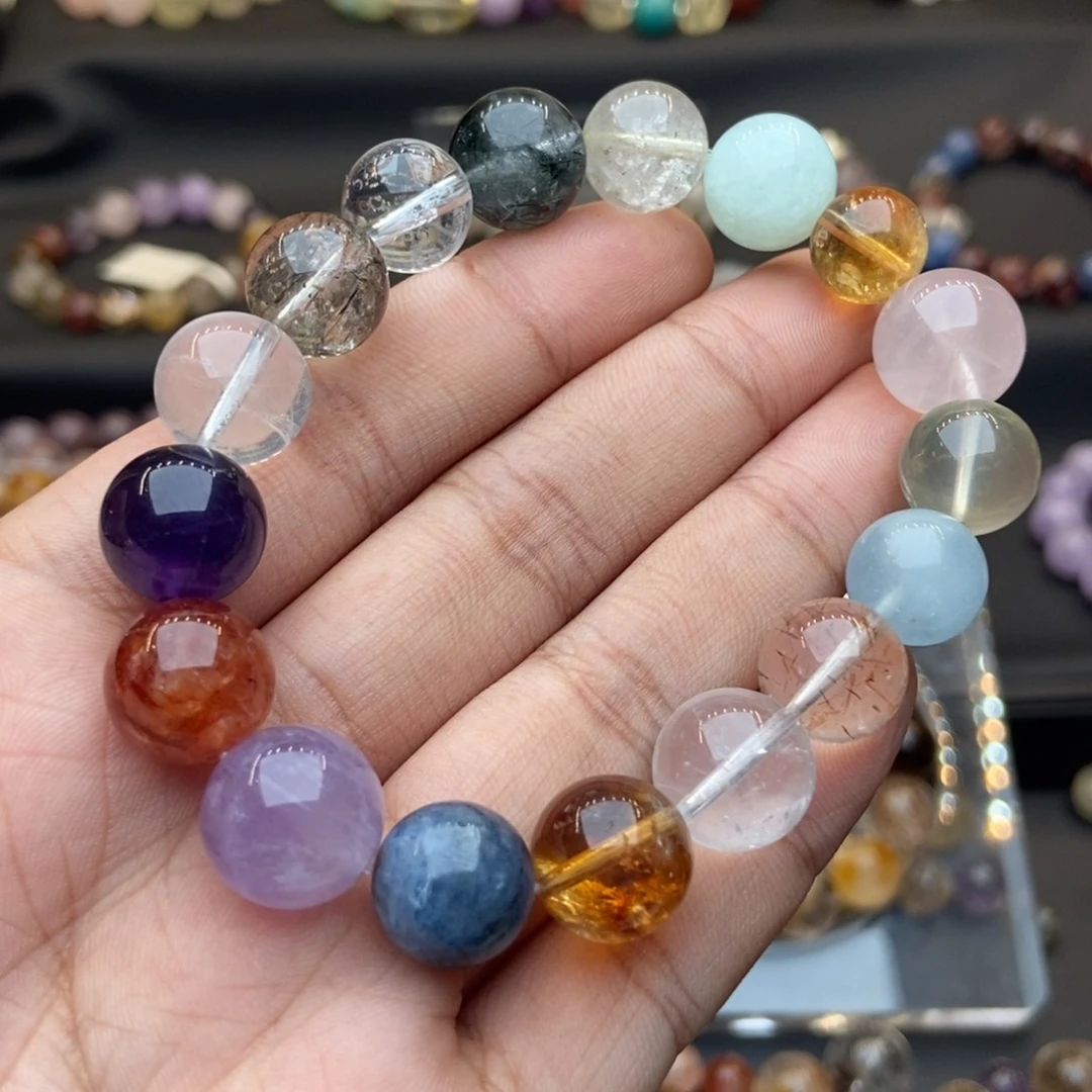 合金手链水晶多宝