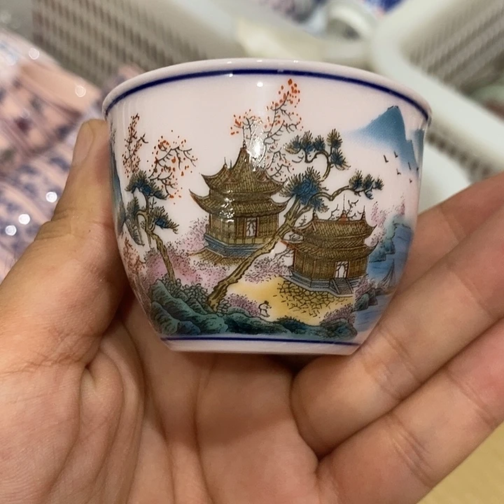 摆件景德镇陶瓷主人杯24667