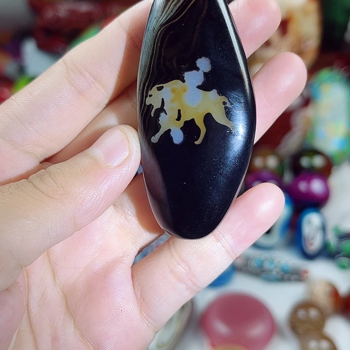 玛瑙/玉髓未镶嵌耳饰