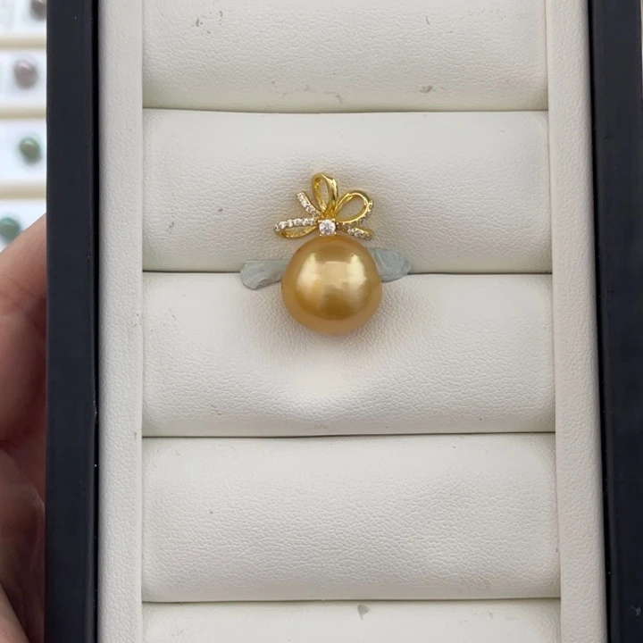 未镶嵌海水珍珠裸珠海水南洋金珠裸珠